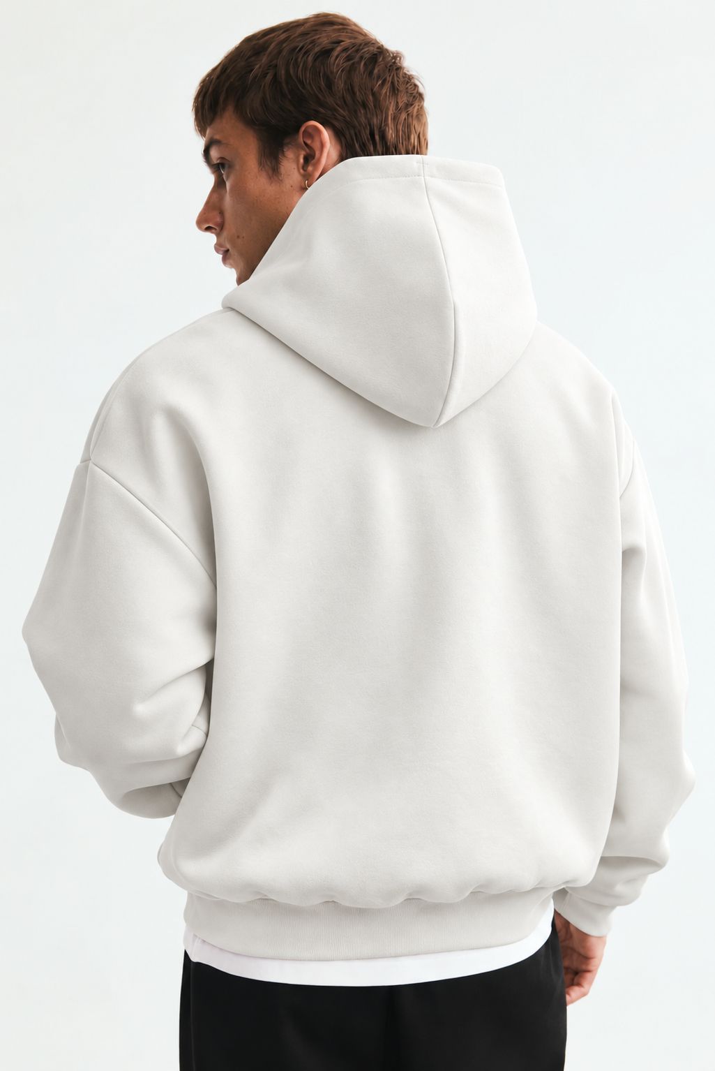 BMW M Motorsport White Drop Shoulder Hoodie
