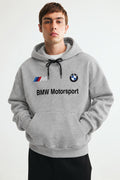 BMW M Motorsport Grey Drop Shoulder Hoodie