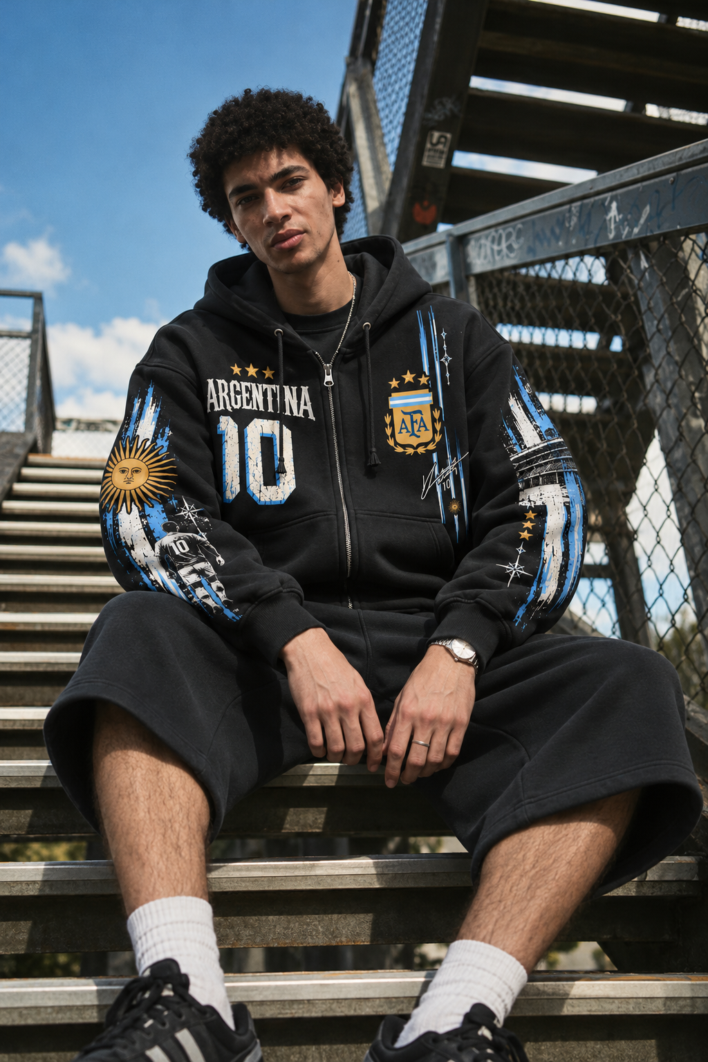 Argentina Legacy 10 Zip Hoodie