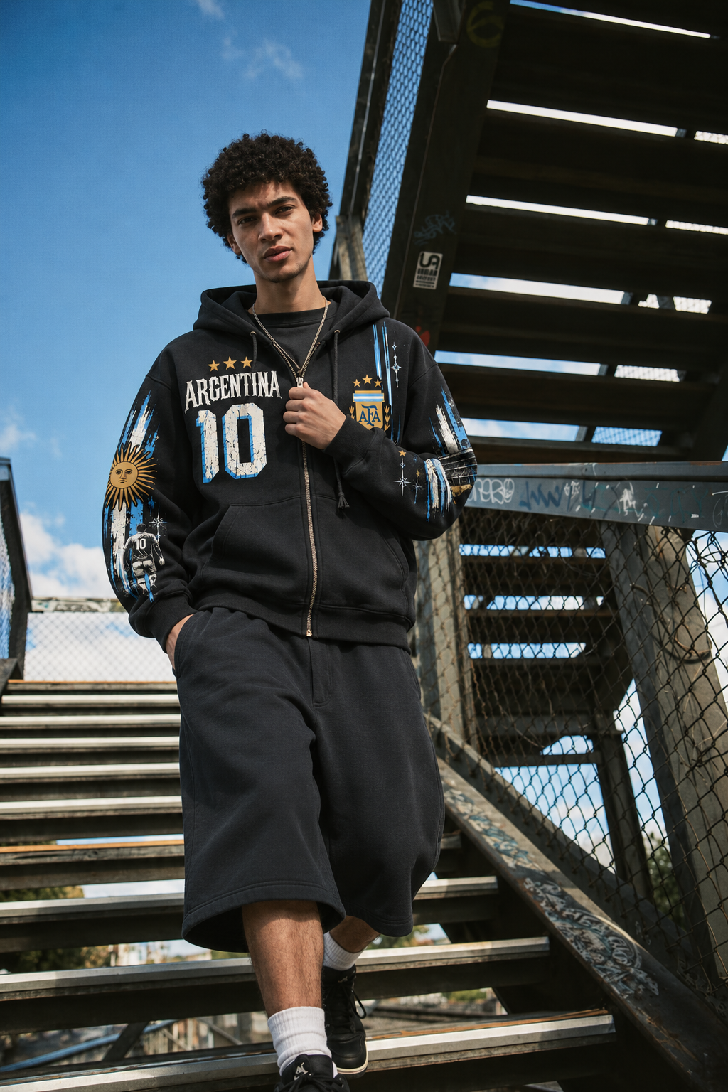 Argentina Legacy 10 Zip Hoodie