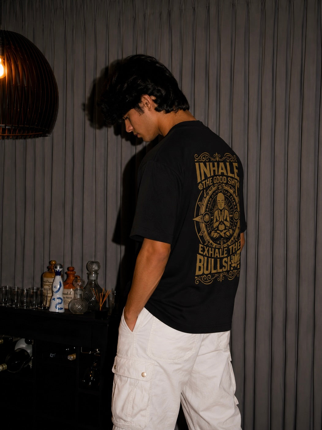 INHALE PEACE - OVERSIZED TEE