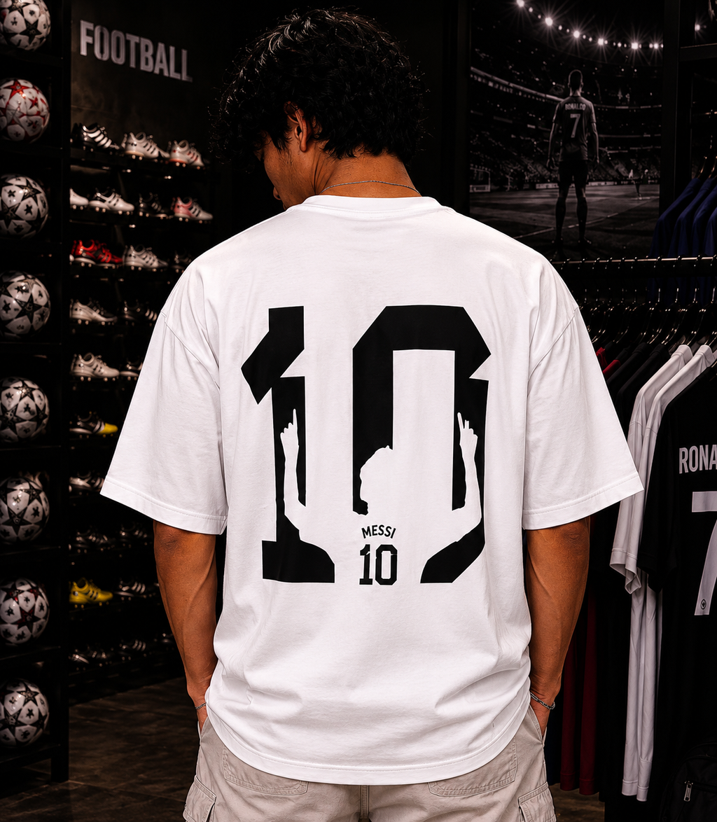 Messi shadow white