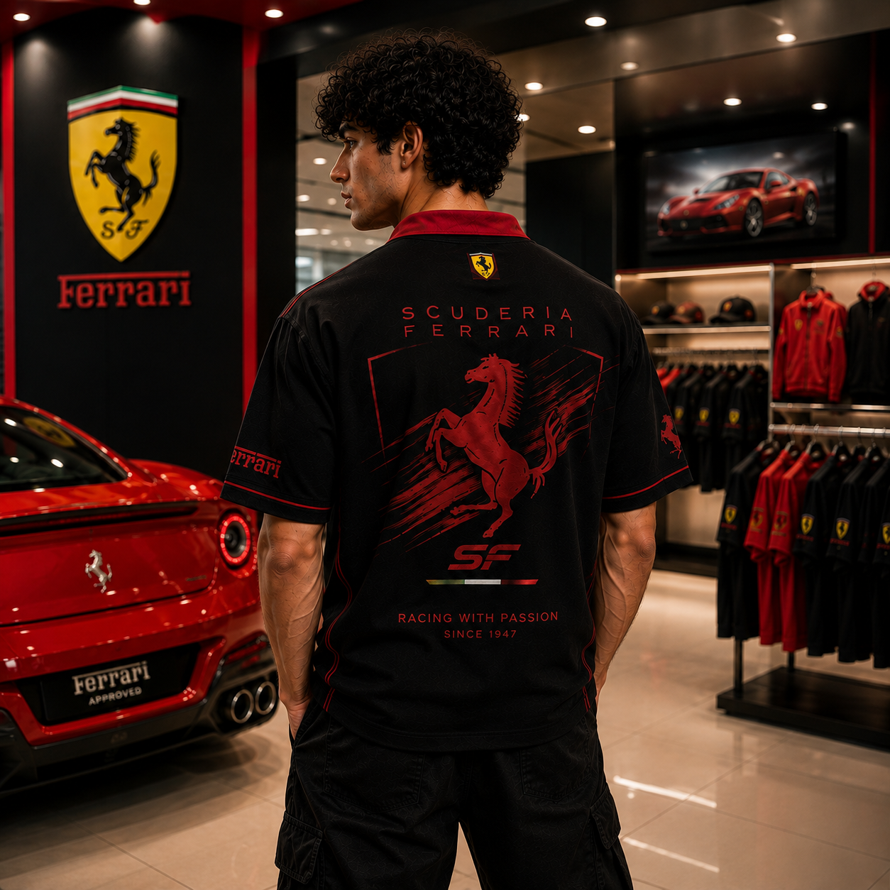 Ferarri Scuderia Velocity Polo – Black Edition
