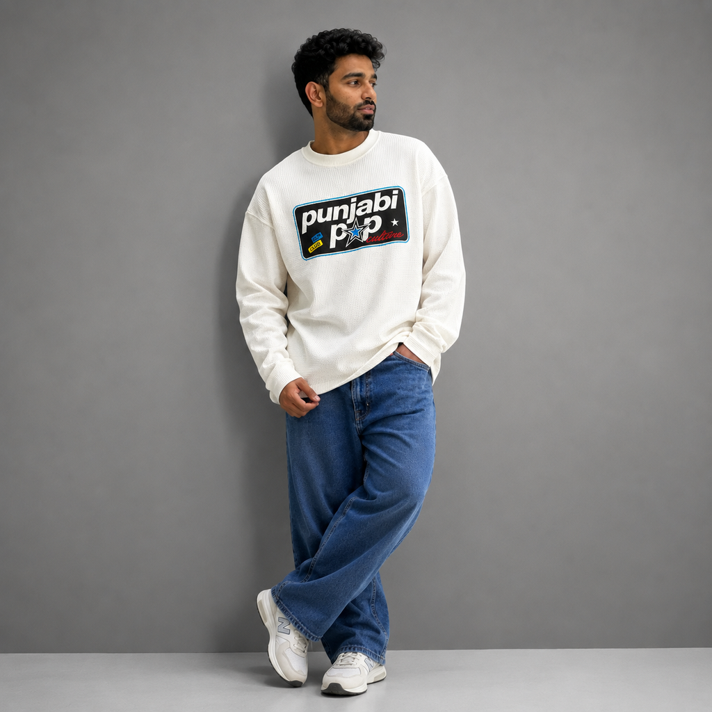 Aujla Waffle Tee – Off White