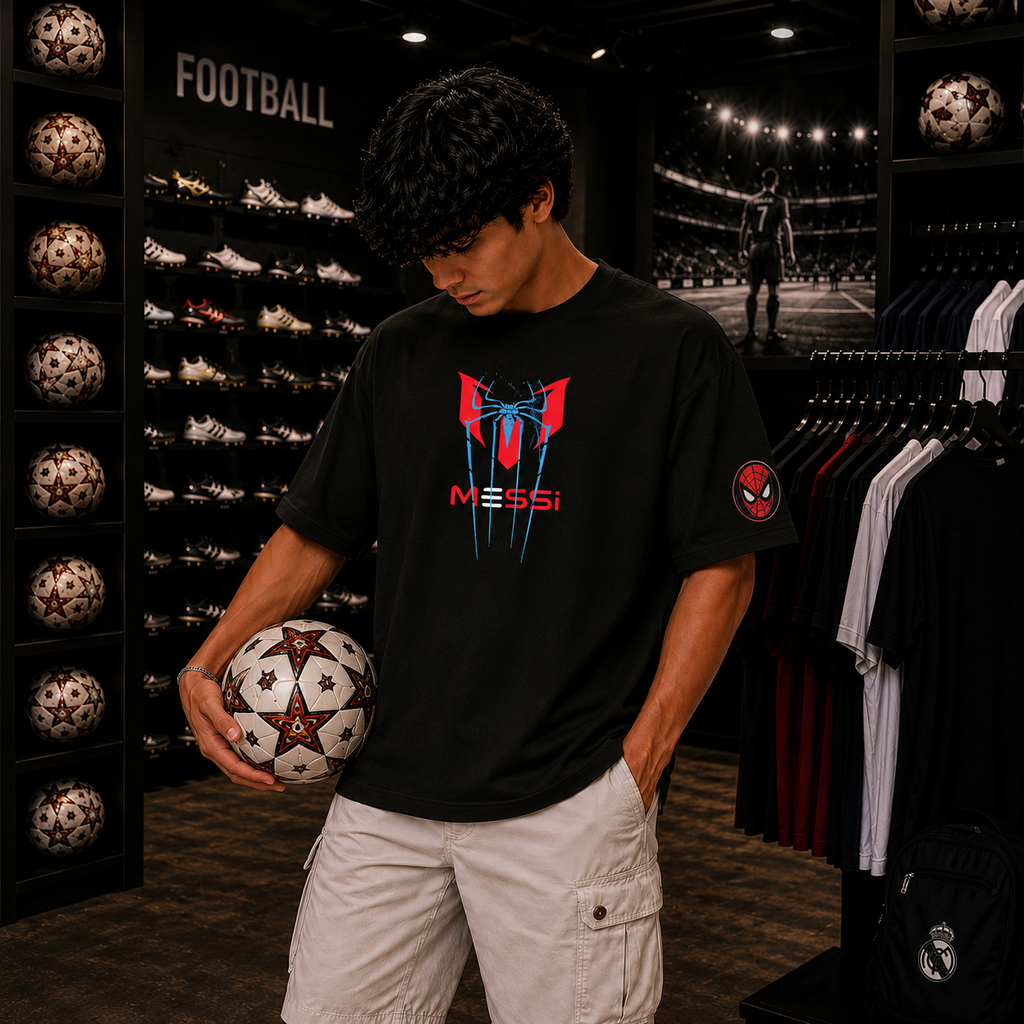 SPIDER STRIKE: MESSI EDITION OVERSIZED TEE