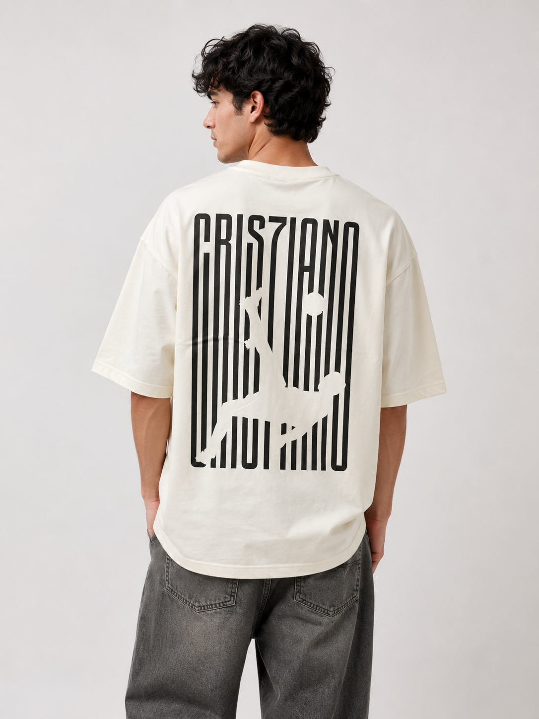 Cristiano Phantom Lines Oversized Tee