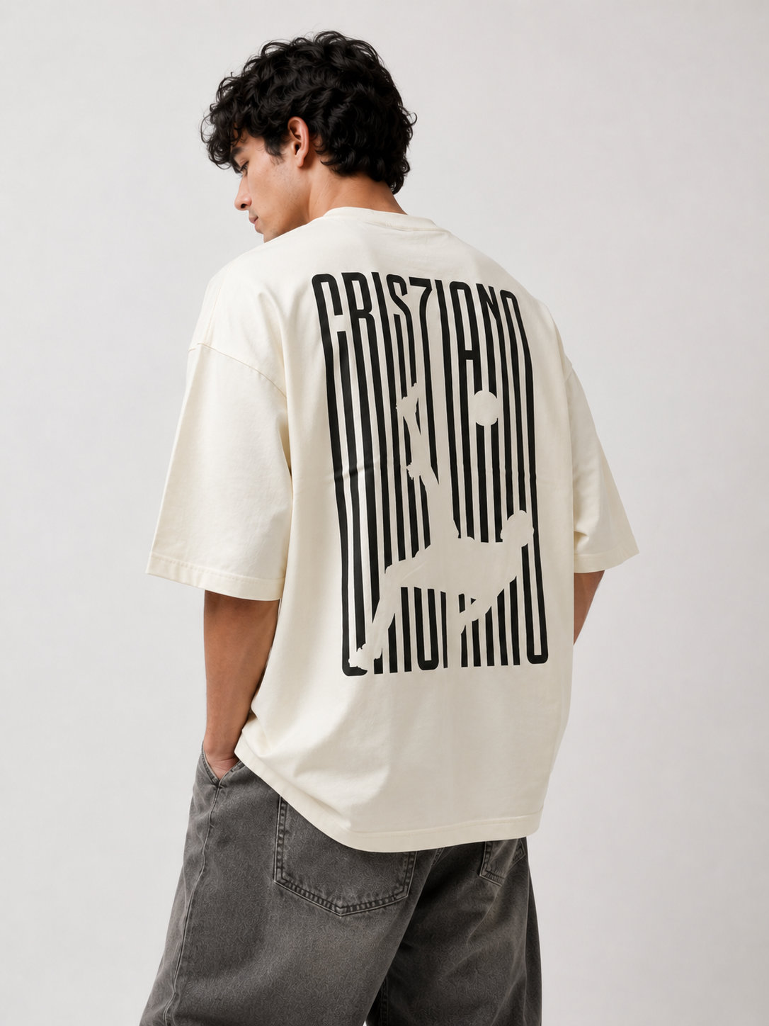 Cristiano Phantom Lines Oversized Tee