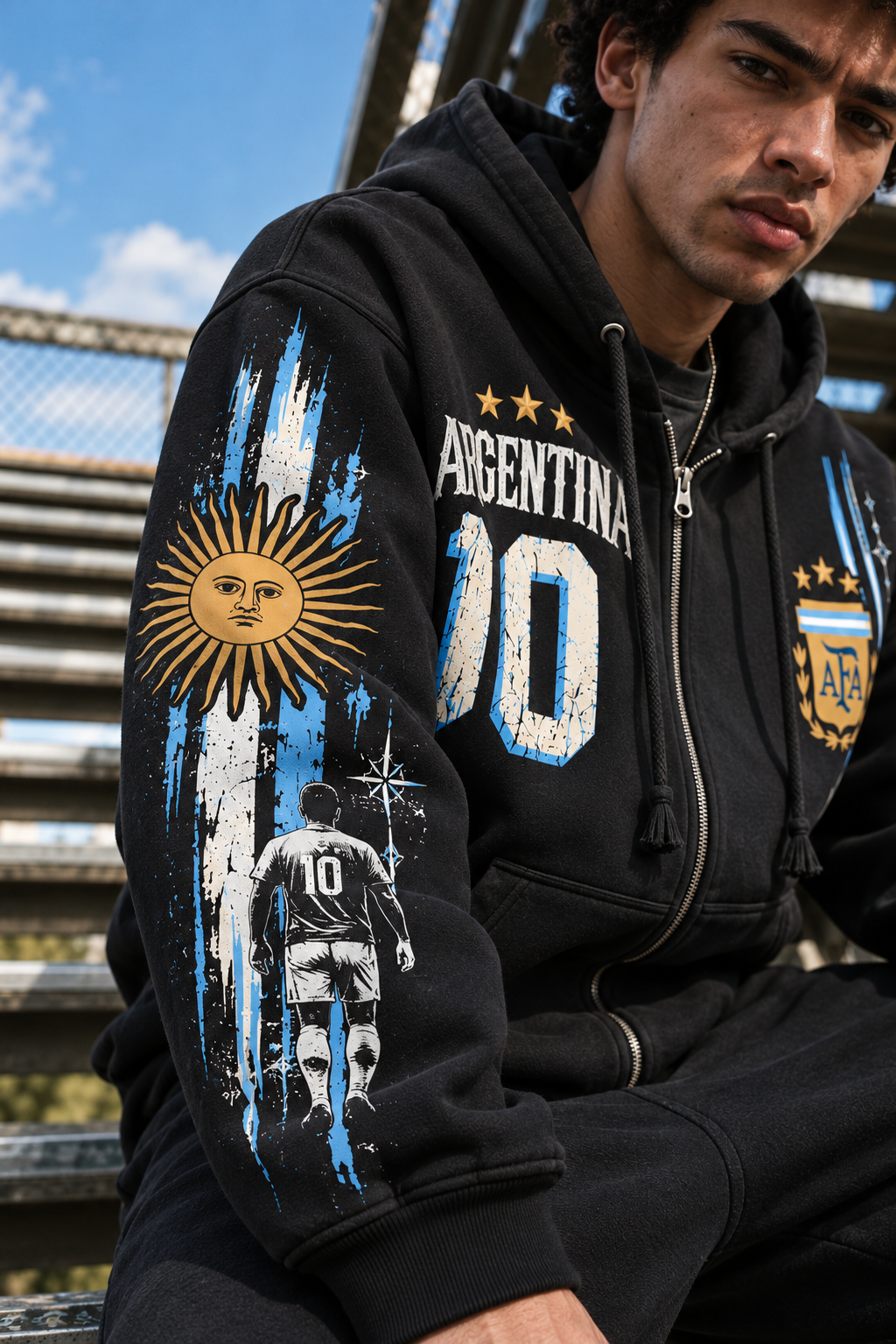 Argentina Legacy 10 Zip Hoodie