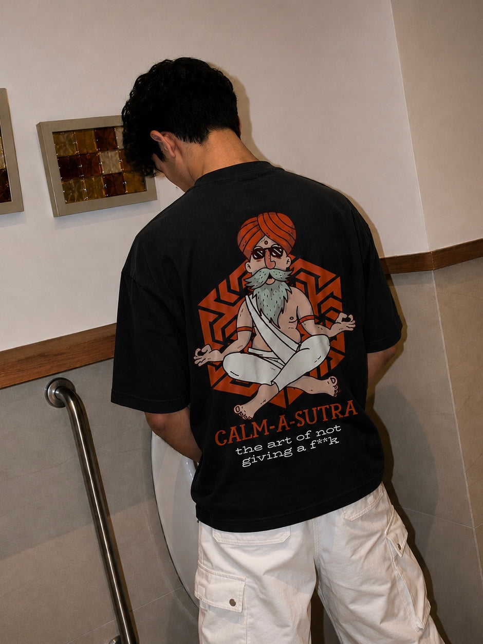 CALM A SUTRA - OVERSIZED TEE