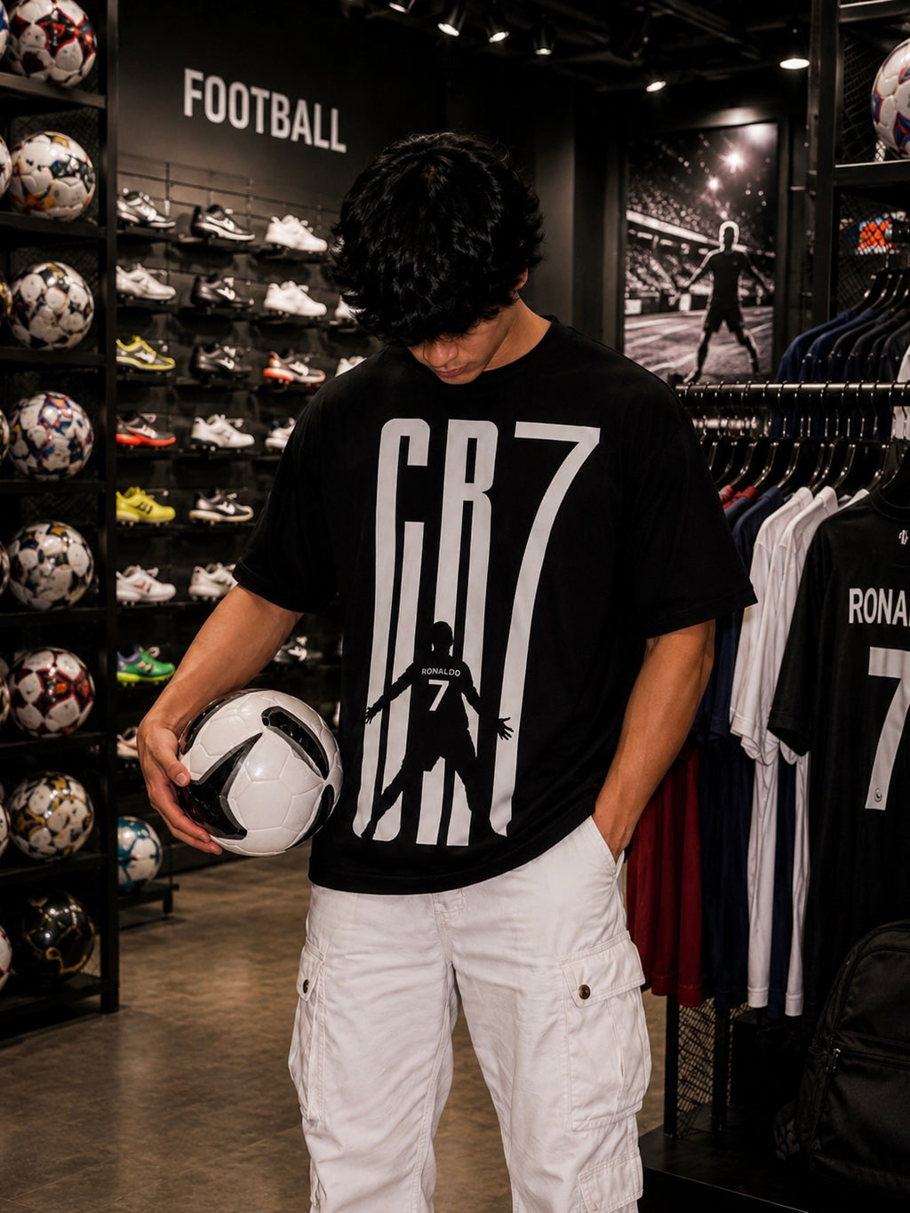CR7 GOAT - OVERSIZED TEE
