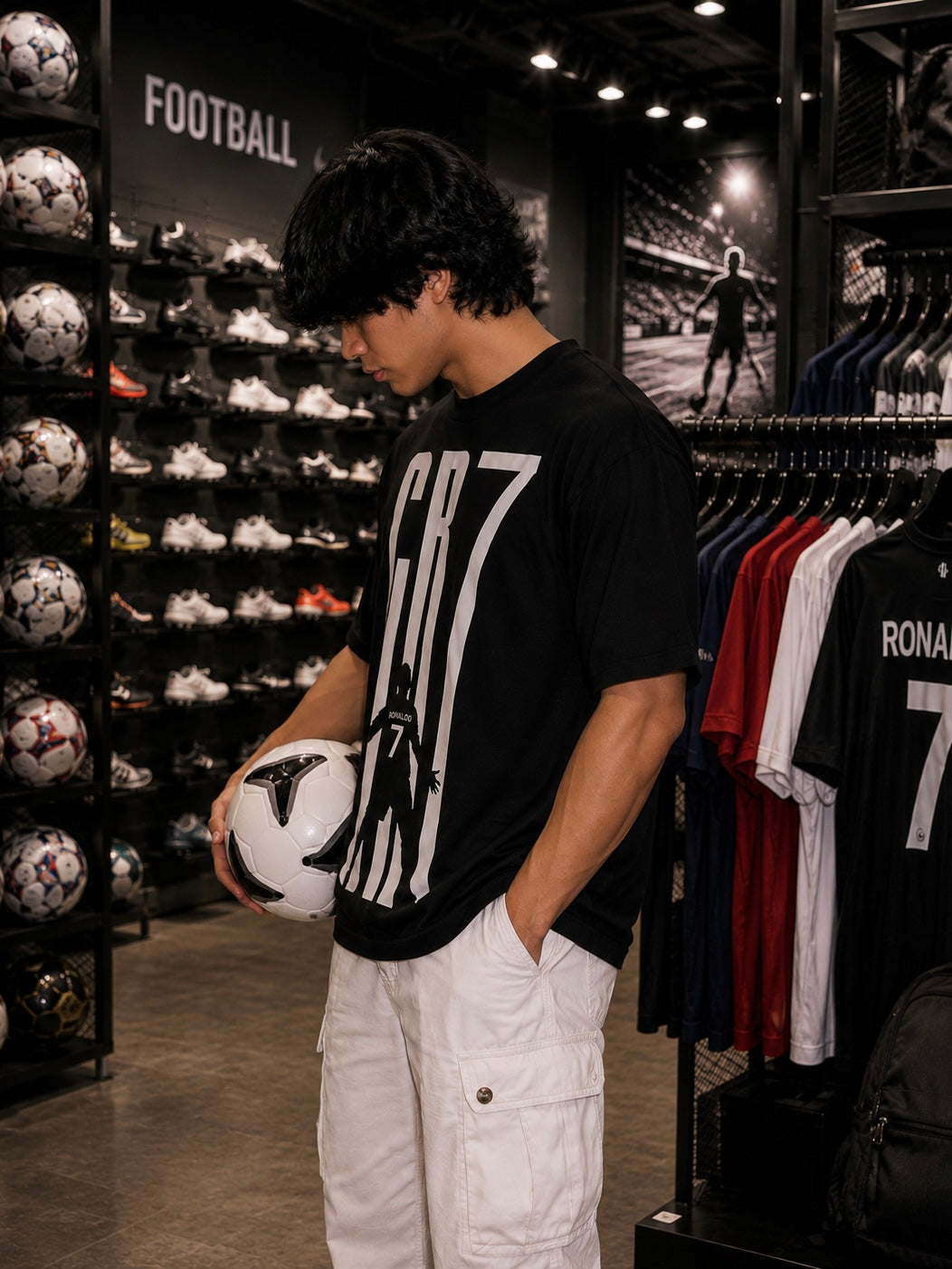 CR7 GOAT - OVERSIZED TEE