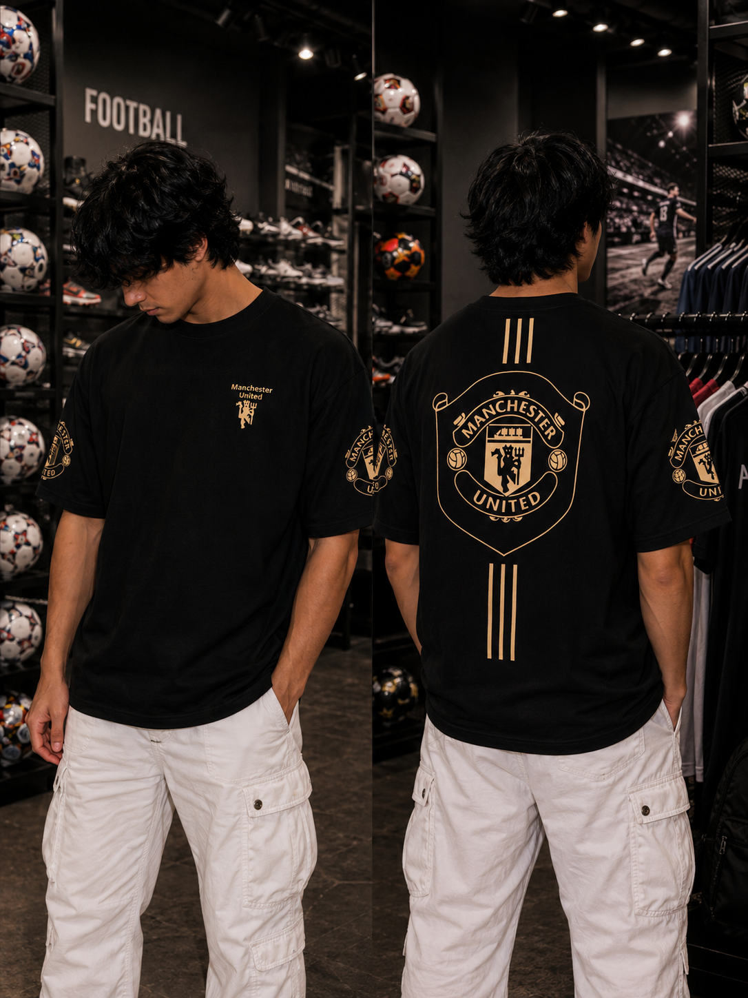 MANCHESTER UNITED - OVERSIZED TEE
