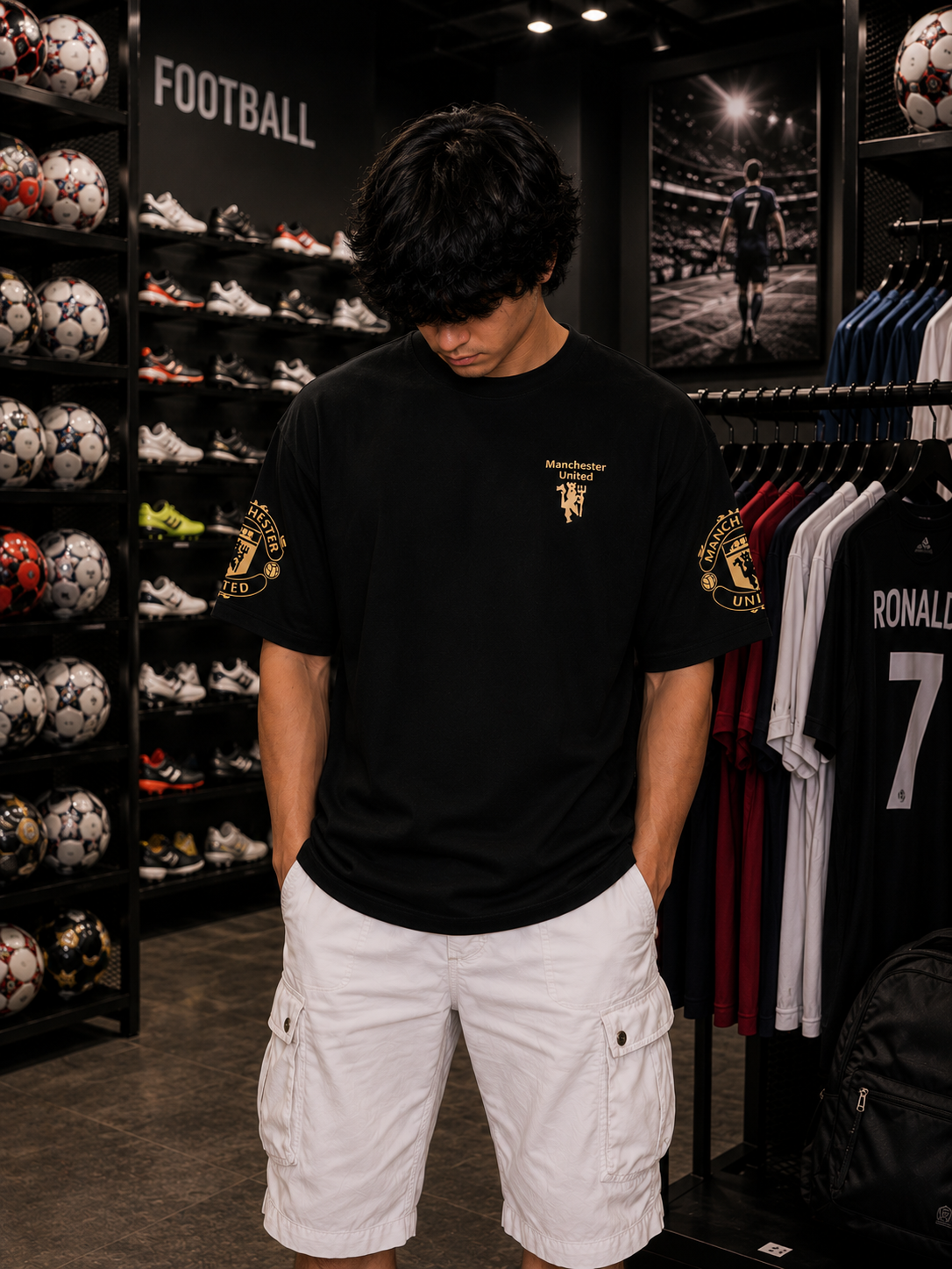 MANCHESTER UNITED - OVERSIZED TEE