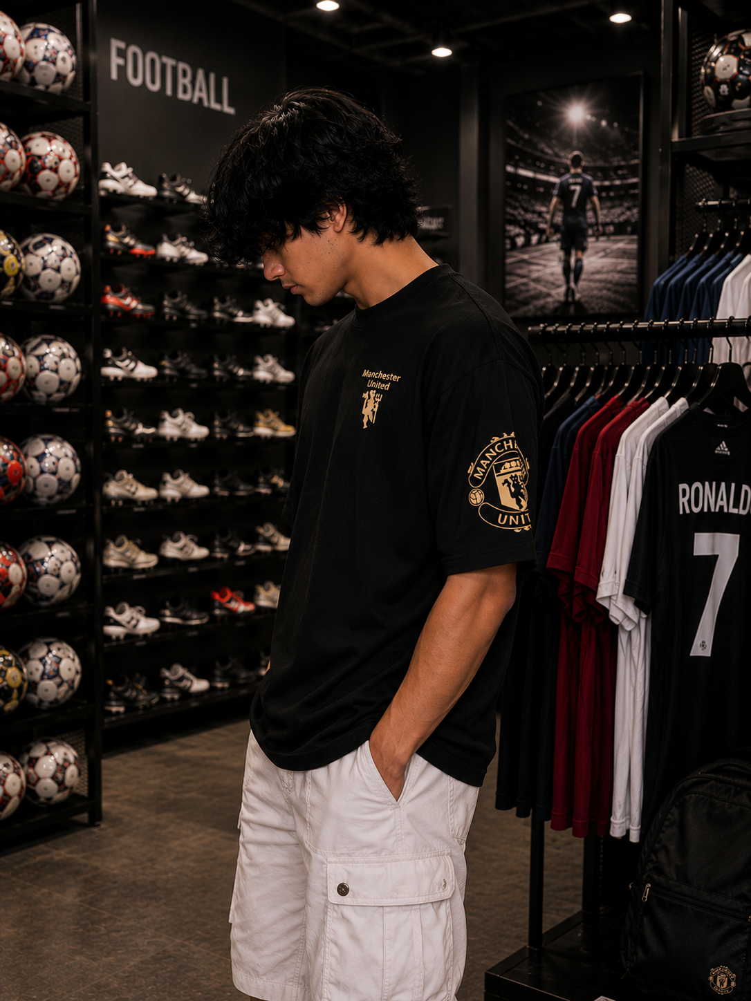 MANCHESTER UNITED - OVERSIZED TEE