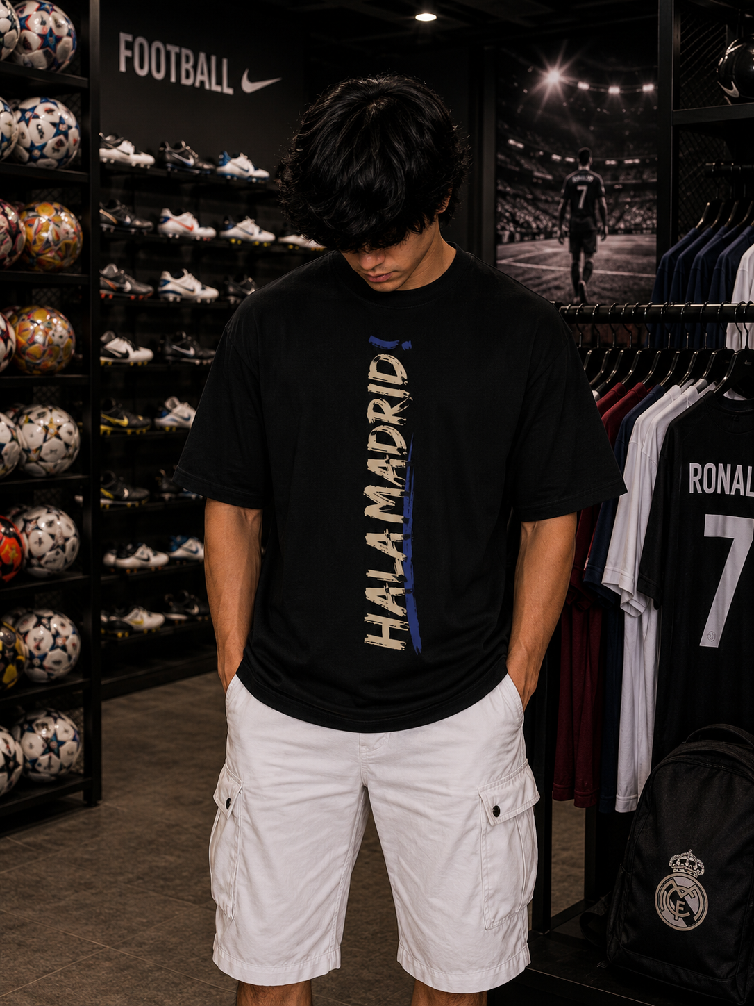 REAL MADRID - OVERSIZED TEE