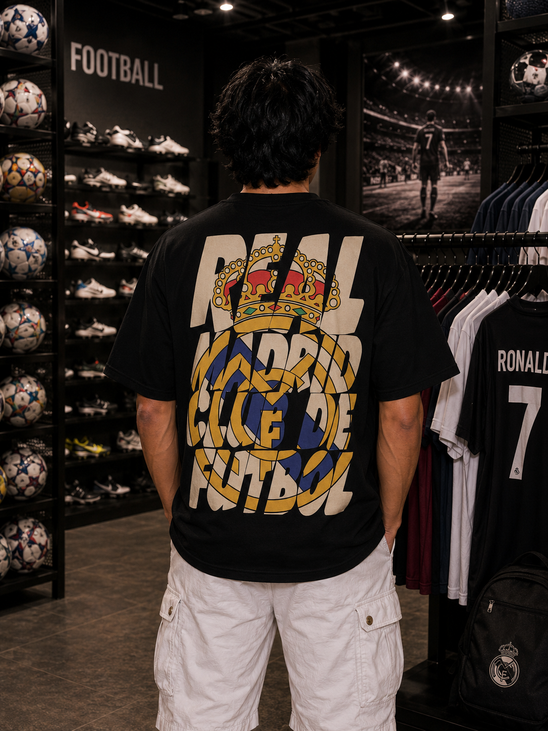 REAL MADRID - OVERSIZED TEE