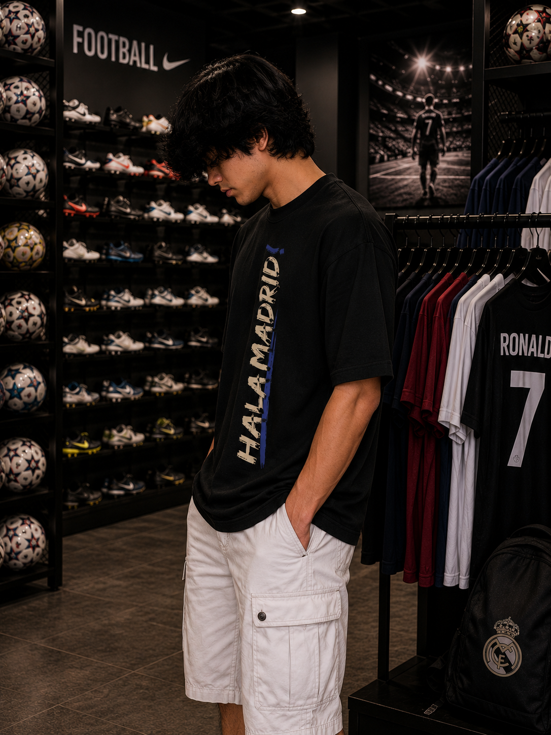 REAL MADRID - OVERSIZED TEE