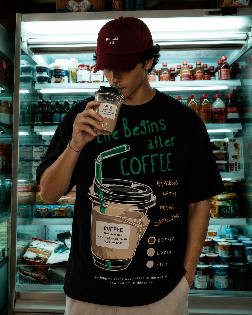 AFTER COFFEE - OVERSIZED TEE