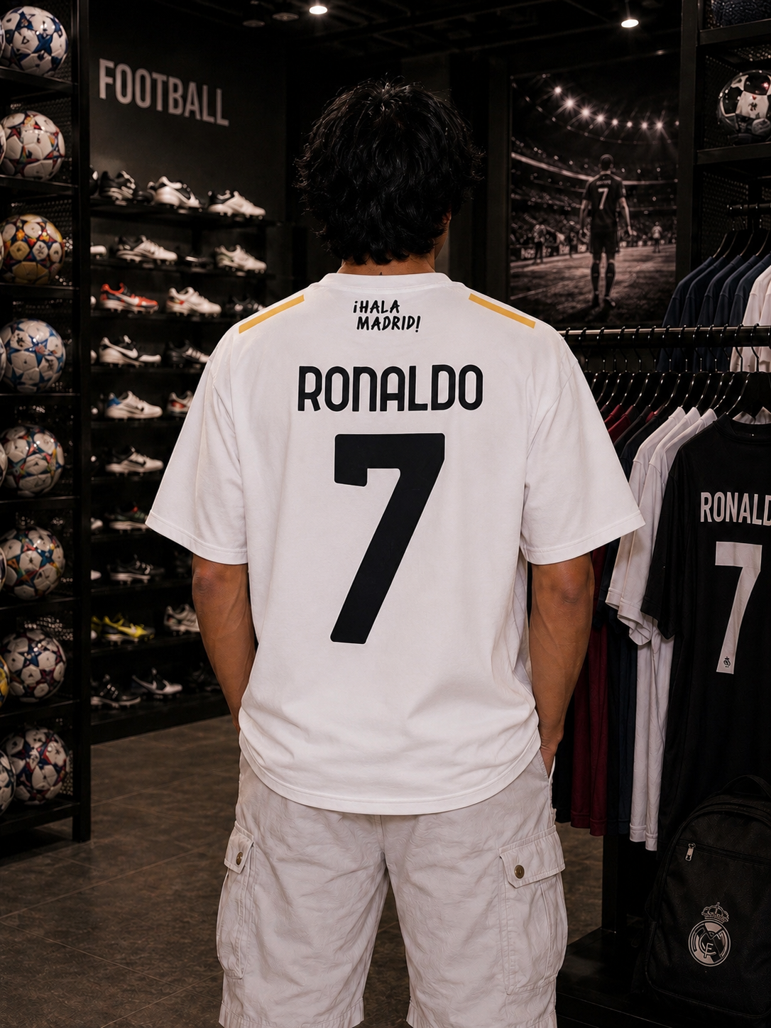 REAL MADRID JERSEY - OVERSIZED TEE