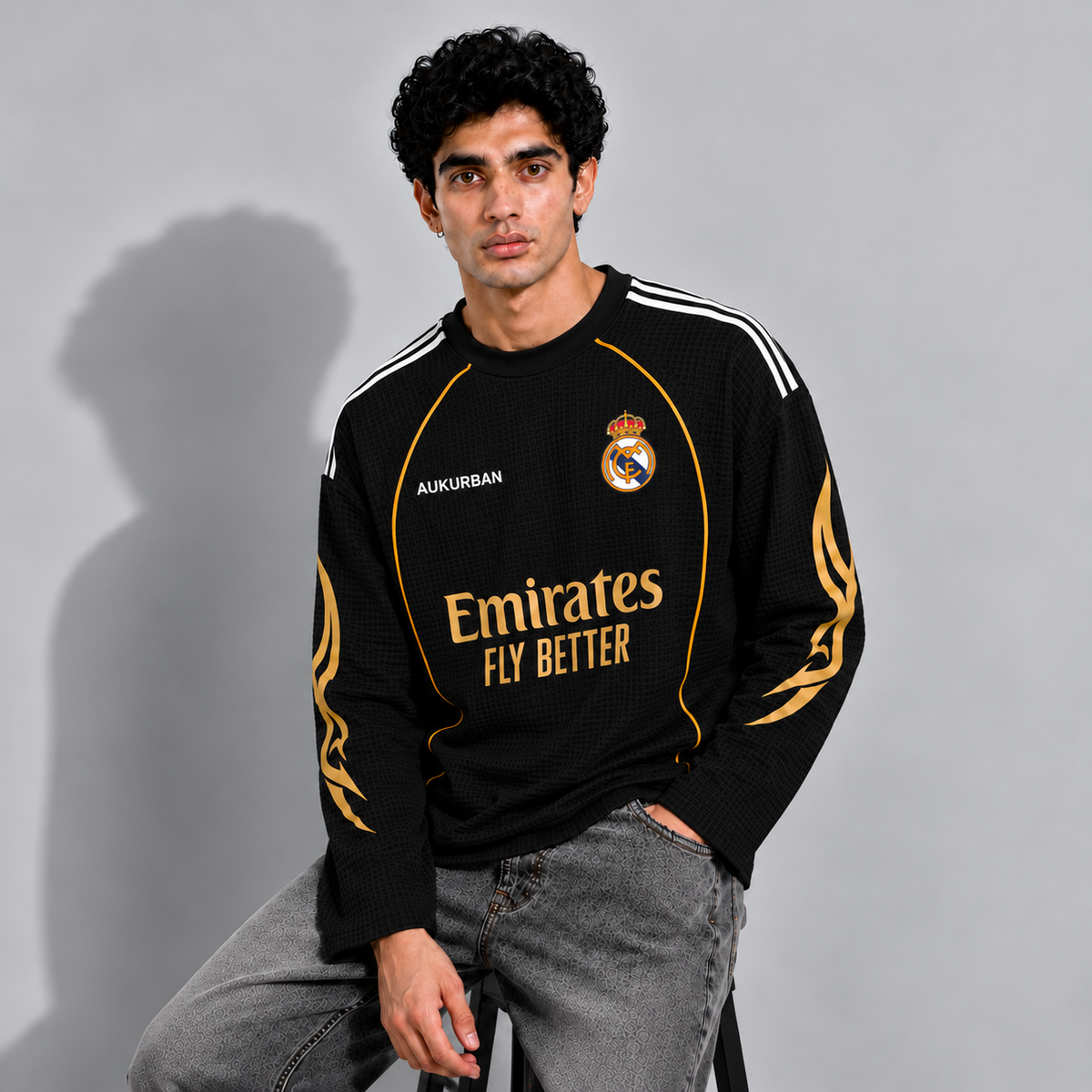 Madrid Gold Waffle Jersey — AUKURBAN