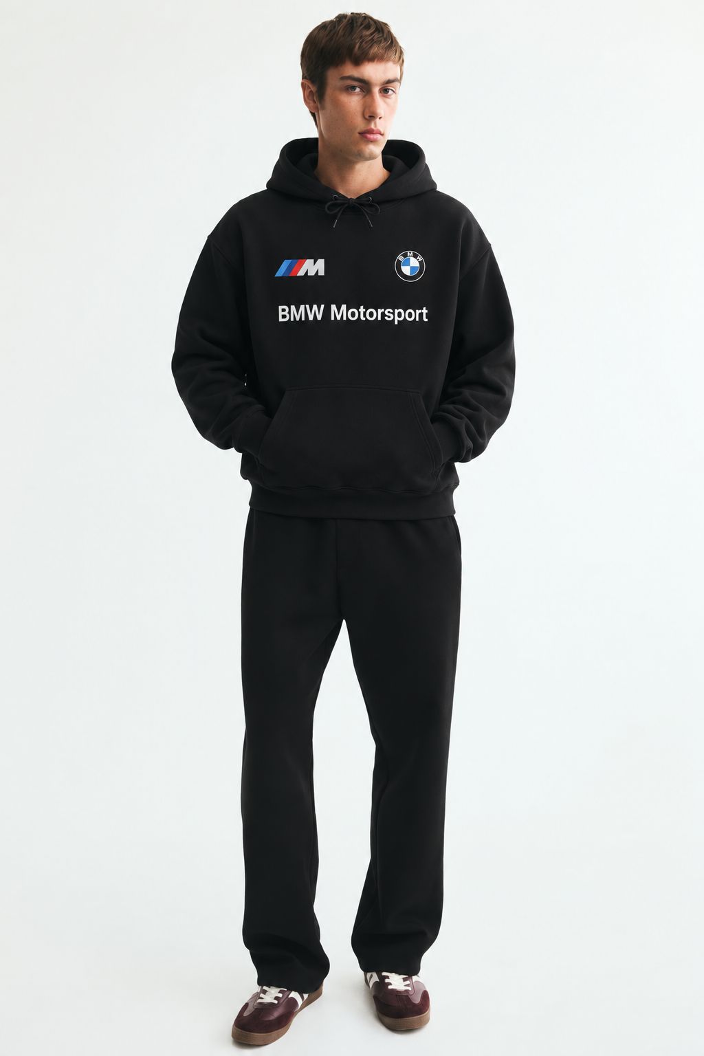 BMW M Motorsport Black Drop Shoulder Hoodie