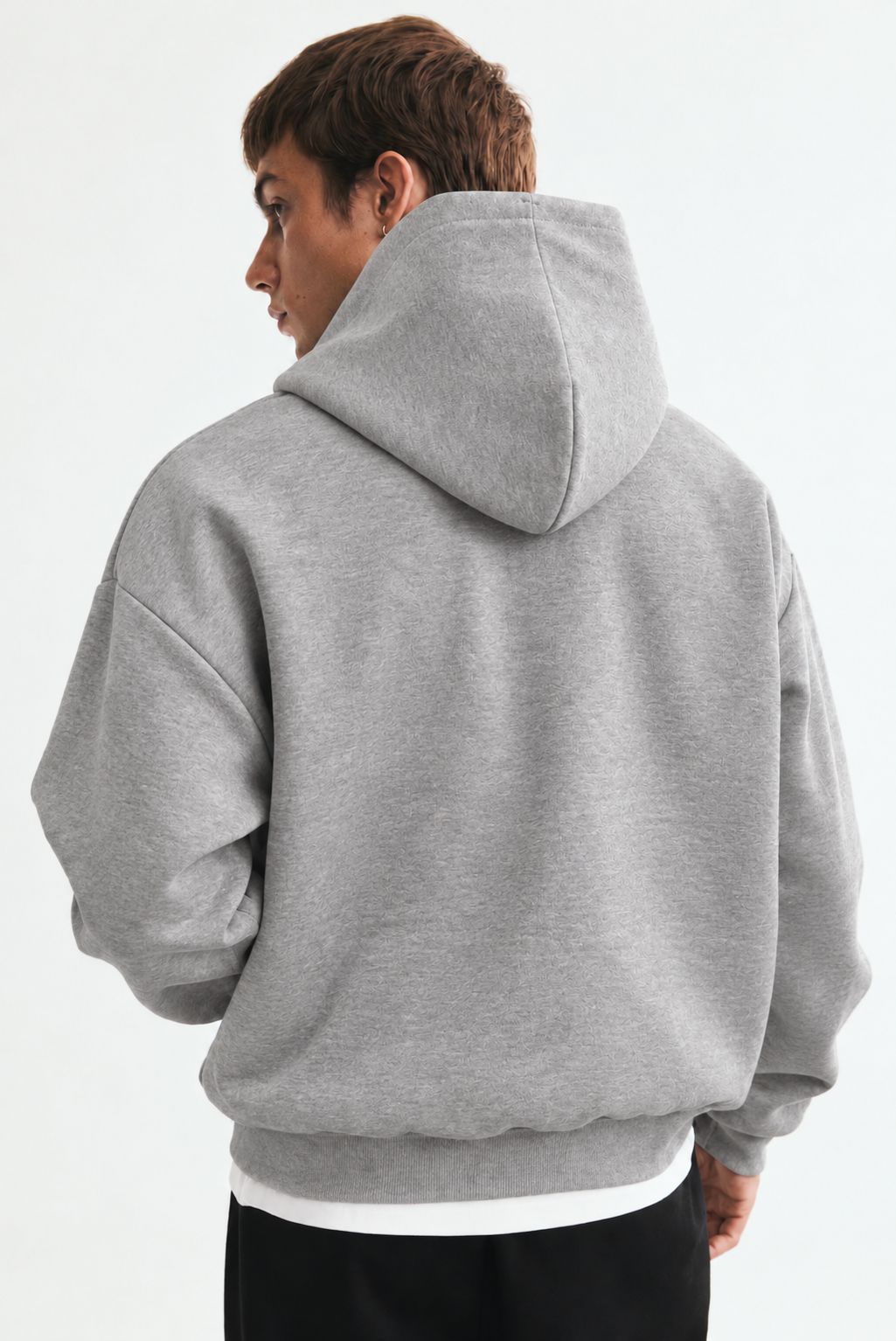 BMW M Motorsport Grey Drop Shoulder Hoodie