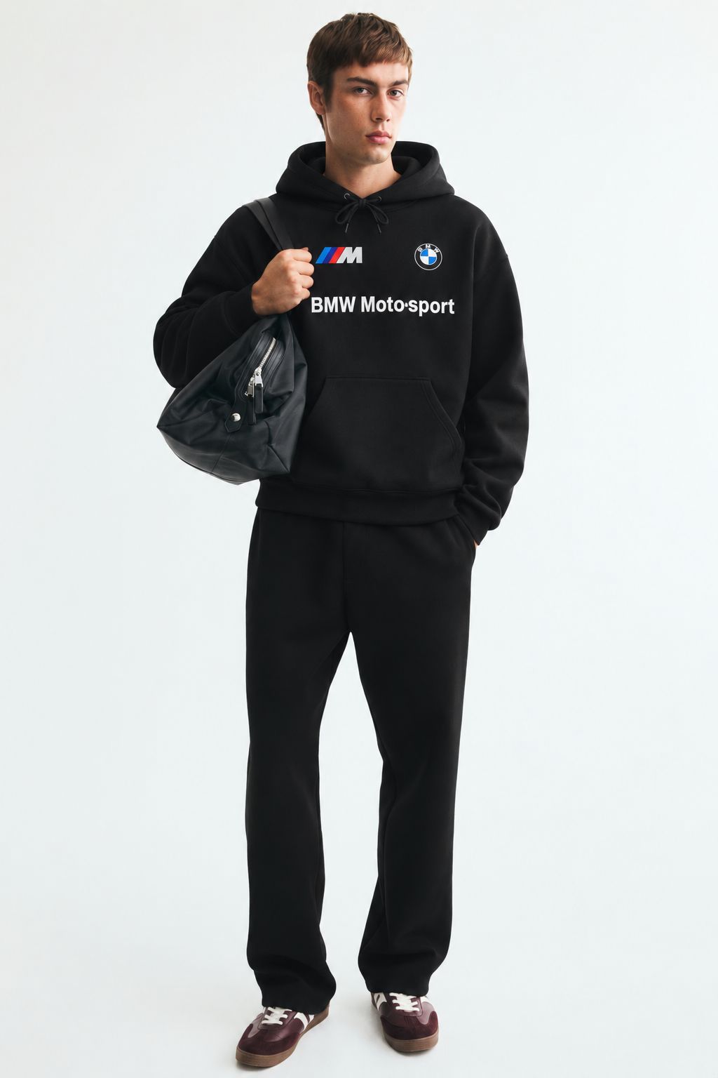BMW M Motorsport Black Drop Shoulder Hoodie