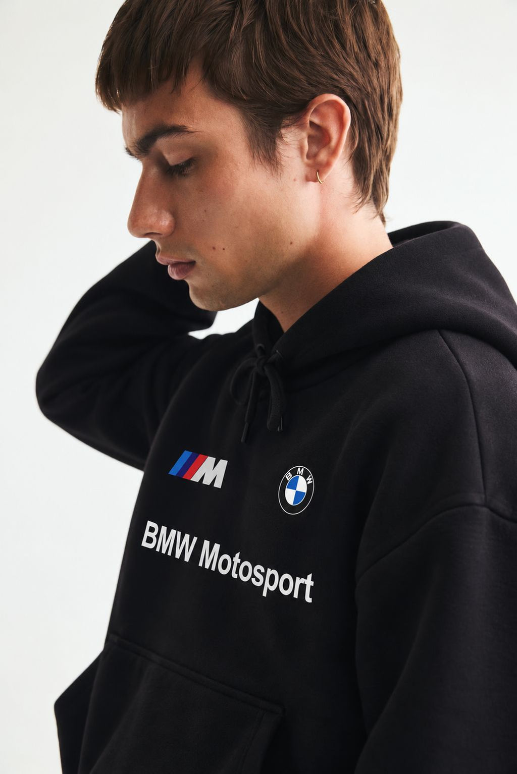 BMW M Motorsport Black Drop Shoulder Hoodie