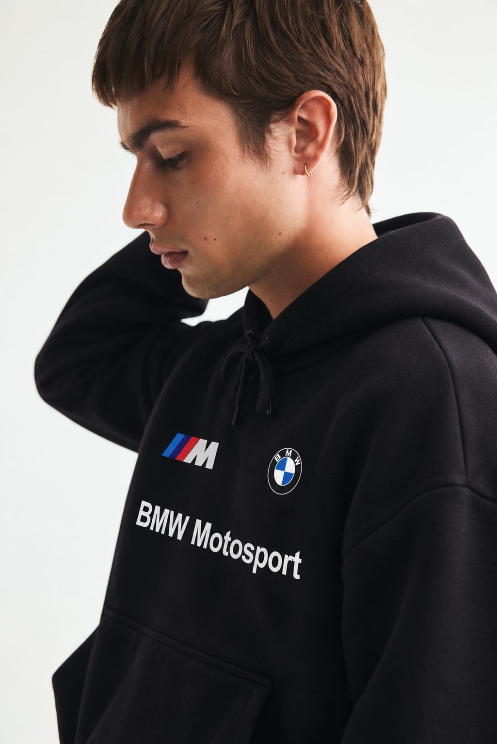 BMW M Motorsport Black Drop Shoulder Hoodie