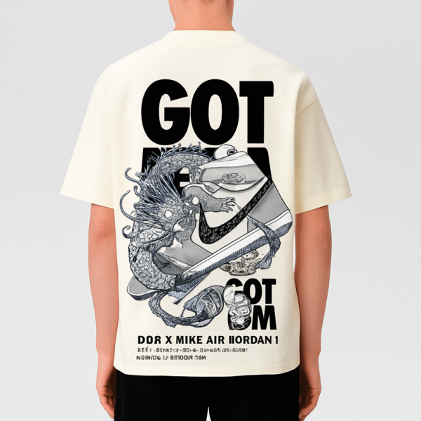 100% cotton Jordan Graffiti