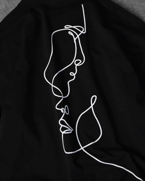 100% cotton mirror Oversized Tshirt - Image 3