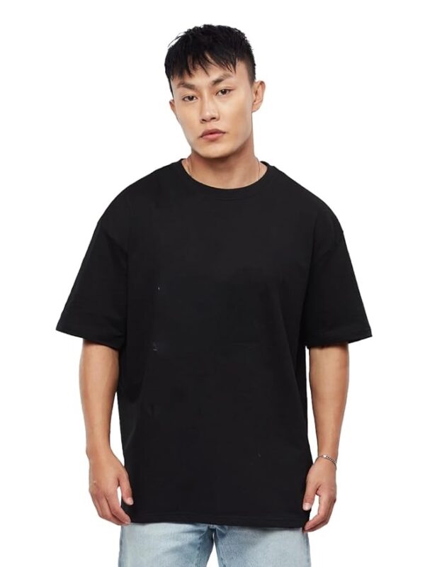 Plain Tshirt 100% Cotton Open Terry 240 gsm With Extra Silicon - Image 2