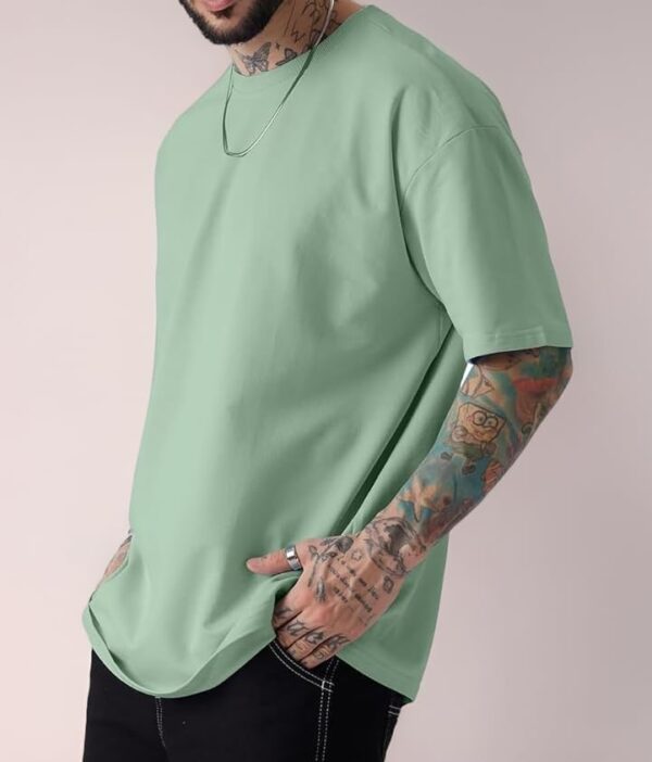 Plain Tshirt 100% Cotton Open Terry 220 gsm With Extra Silicon - Image 8