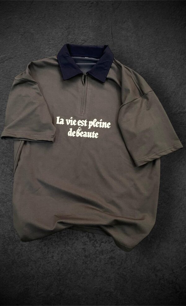 Imported From Vietnam Collar T-shirt REFLECT - Image 2
