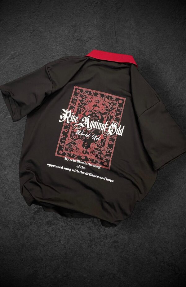 Imported From Vietnam Collar T-shirt RISE AGAINST ODD