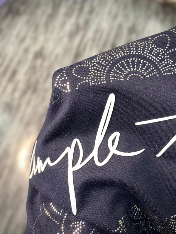 Imported From Vietnam Collar T-shirt SIMPLE THINGS NAVY - Image 2