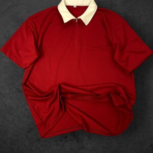 Imported Plain Multicolor Collar With Zip