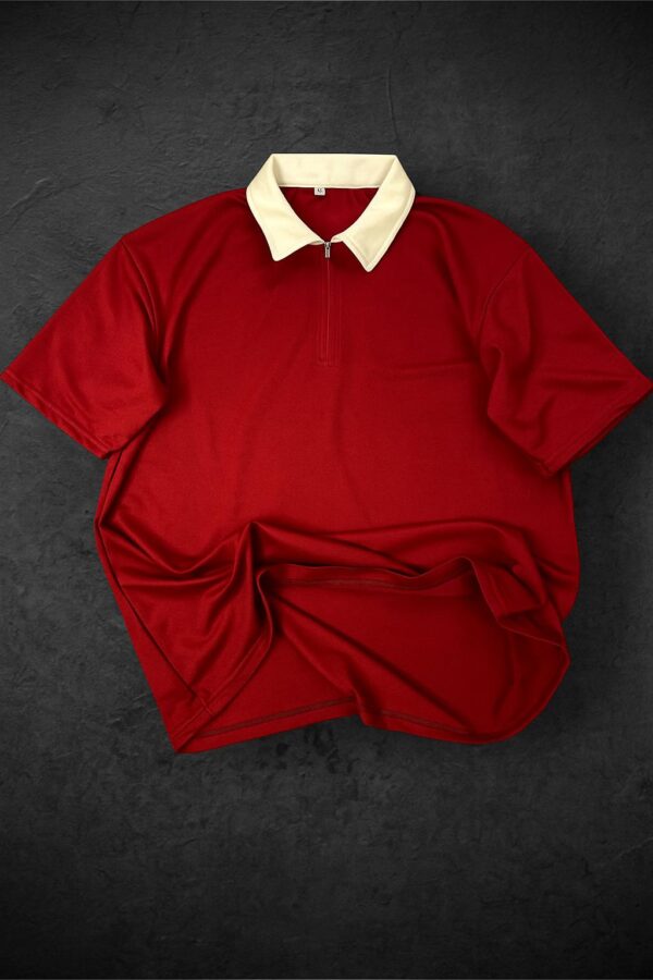 Imported Plain Multicolor Collar With Zip